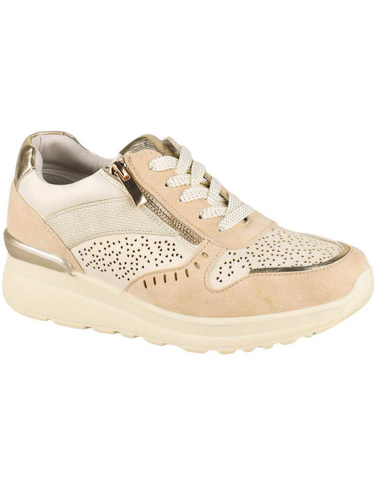 Amarpies Femei Anatomici Sneakers Bej