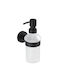 Wenko Wall-mounted Dispenser Glass Black