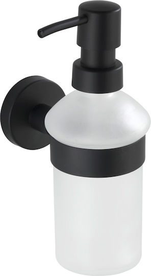 Wenko Spender Glas Schwarz