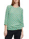 Betty Barclay Women's Blouse with 3/4 Sleeve Green