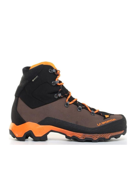 La Sportiva Aequilibrium Trek Men's Waterproof Hiking Boots with Gore-Tex Membrane Brown