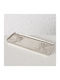 MSA Weihnachtlicher Salve Metallisch Silber L37xB13xD2cm.