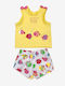 Kids' Set with Shorts Summer 2pcs Yellow
