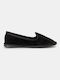 Women's Synthetic Leather Espadrilles Black