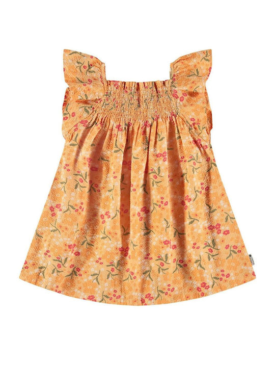 Παιδικό Φόρεμα Αμάνικο Πορτοκαλί