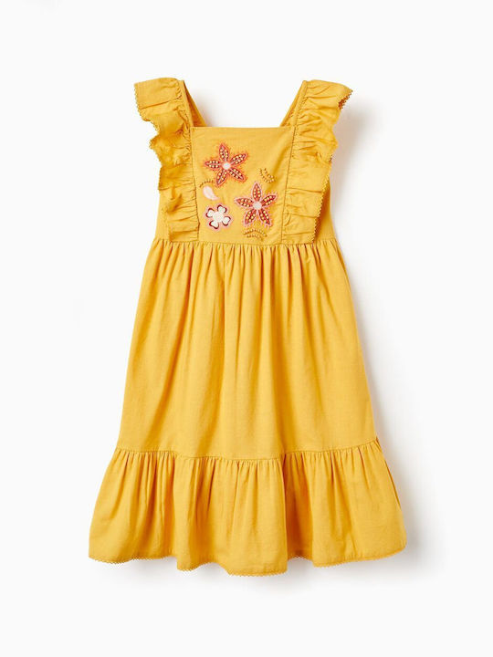 Zippy Mädchen Kleid Yellow