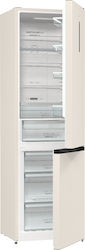 Gorenje Ψυγειοκαταψύκτης 331lt Total NoFrost Μπεζ NRK6202AC4