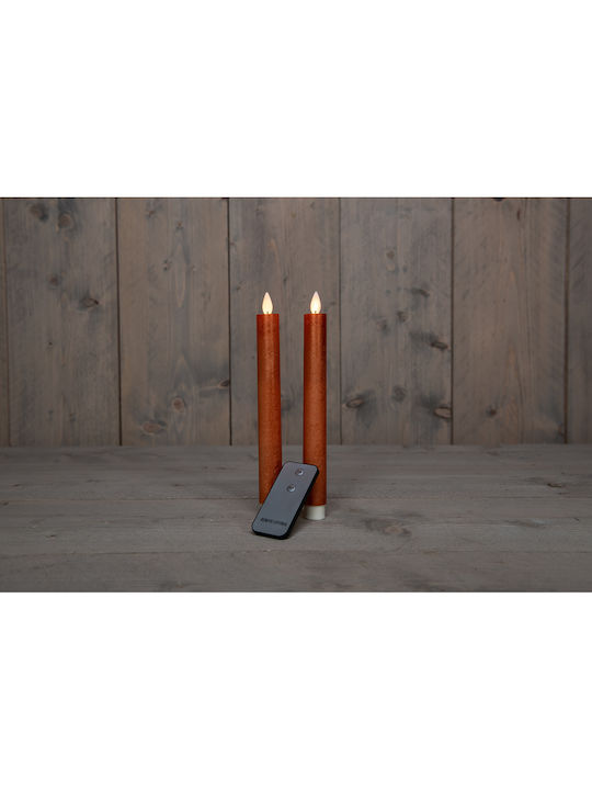 MSA Christmas Copper Battery Candle