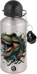 Koupakoupa Break Wall Μεταλλικό Δεινόσαυρος 500ml Ασημί