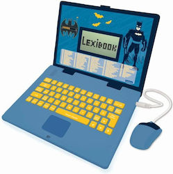 Lexibook Electronic Kids Educational Laptop/Tablet Batman (GR-EN) for 4++ Years