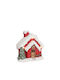 MSA Christmas Illuminated Decorative House Red with Battery 31x29x19cm. House