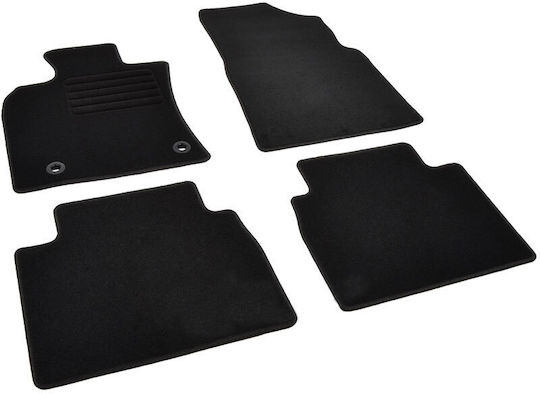 Standard Carpet Floor Mats Black Toyota Camry VIII XV70 Without Logo 4pcs
