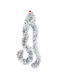 Christmas Garland Silver 1pc