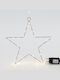 3M Plastic Illuminated Christmas Decorative Star Silver