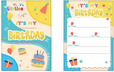 The Littlies Invitations Birthday 6pcs 006467406