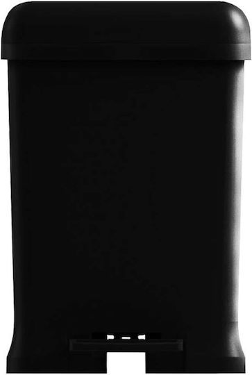 Viopsyctr Coș de Gunoi Plastic Negru 38lt 1buc