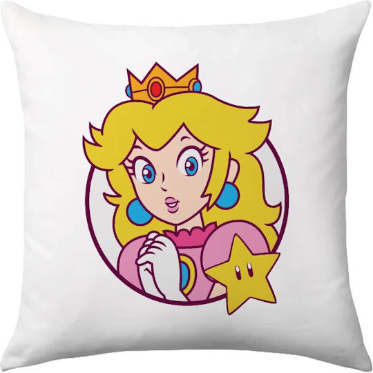 Възглавница за диван Princess Peach 40x40cm Включва пълнеж