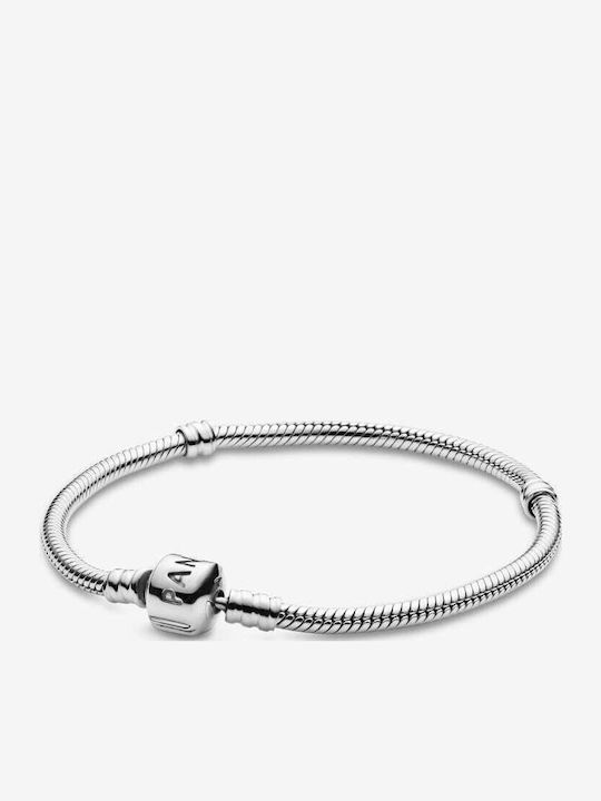 Pandora Γυναικείο Βραχιόλι Αλυσίδα από Ασήμι 16cm