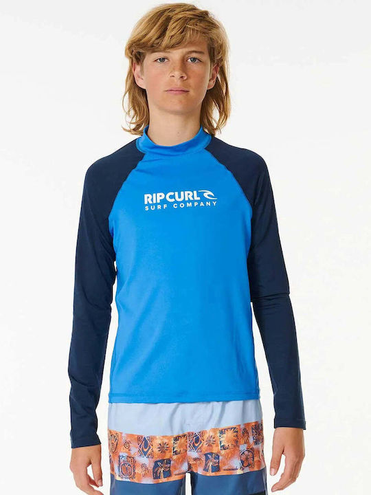 Rip Curl Costum de baie pentru copii Bluză cu mânecă lungă anti-UV Blue