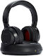 Aiwa WHF-880 Ασύρματα / Ενσύρματα Over Ear Ακουστικά με Ραδιόφωνο με 10 ώρες Λειτουργίας Μαύρα