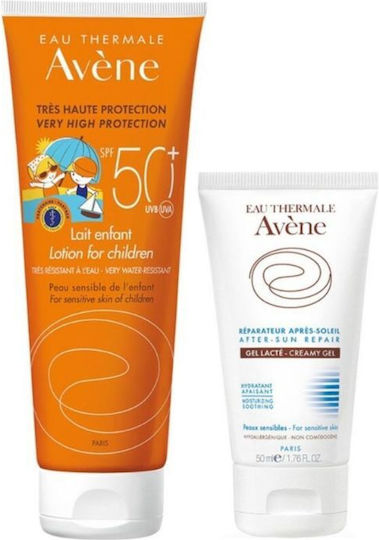 Eau Thermale Avène SPF50+ Αδιάβροχο Παιδικό Αντηλιακό Σετ Γαλάκτωμα για Πρόσωπο & Σώμα 250ml