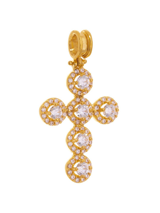 Senzio Belibasakis Damen Gold Kreuz 14K