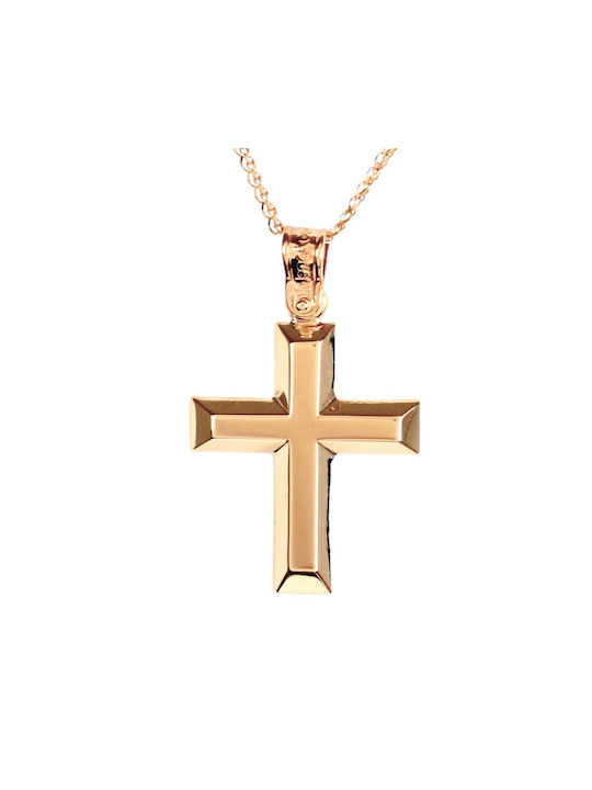 Gatsa Men's Gold Cross 14K