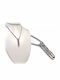 Karmafashion Männer Halskette Stahl 304 Kette Kette Perle Totenkopf Silber 2412-713