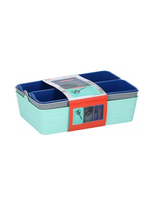 Alpina Appliances Schubladenorganisator mit Trennzeichen Bunt 4 Stück 26,5x18x6,5cm
