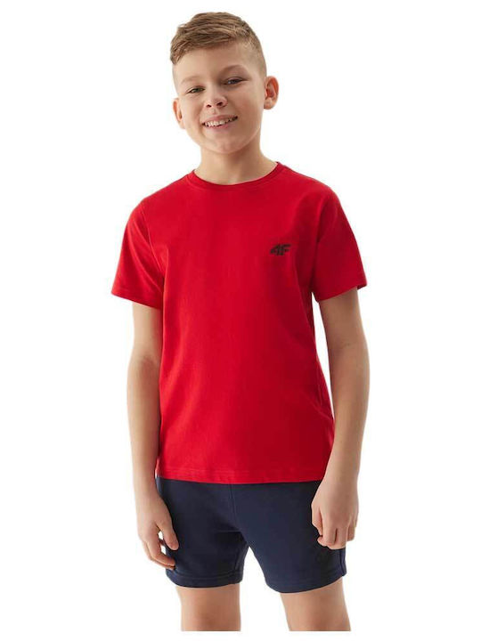 4F Kids' T-shirt Red
