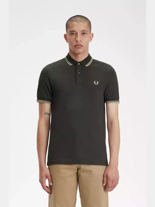 Fred Perry Ανδρική Μπλούζα Polo Field Green