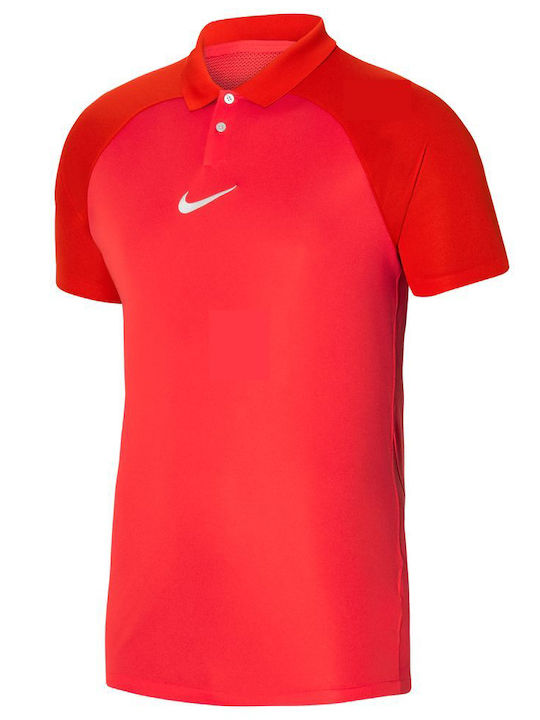 Nike Nike M Df Academy Ανδρική Μπλούζα Polo Κόκκινη