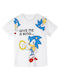 Sonic Kids Blouse Short Sleeve White