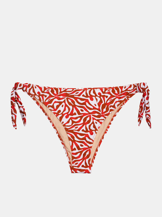 Rock Club Bikini Slip Corals Print