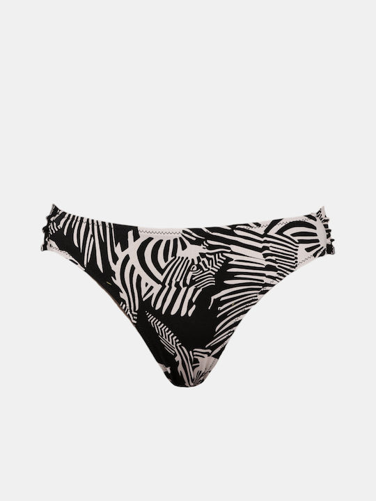 Rock Club Bikini Alunecare Negru