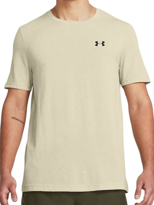 Under Armour Vanish Seamless Herren Kurzarmshirt Beige