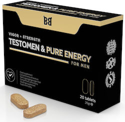 Blackbull By Spartan Testomen & Pure Energy Vigor + Strength Men 20 Tablets