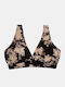 Дамски бански топ Rock Club Peony Bikini Wrap голям размер ликра