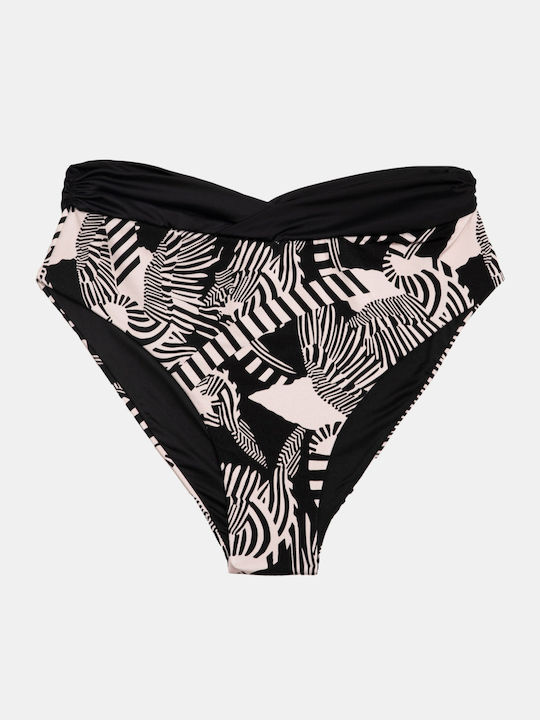 Rock Club Bikini Slip High Waist Black