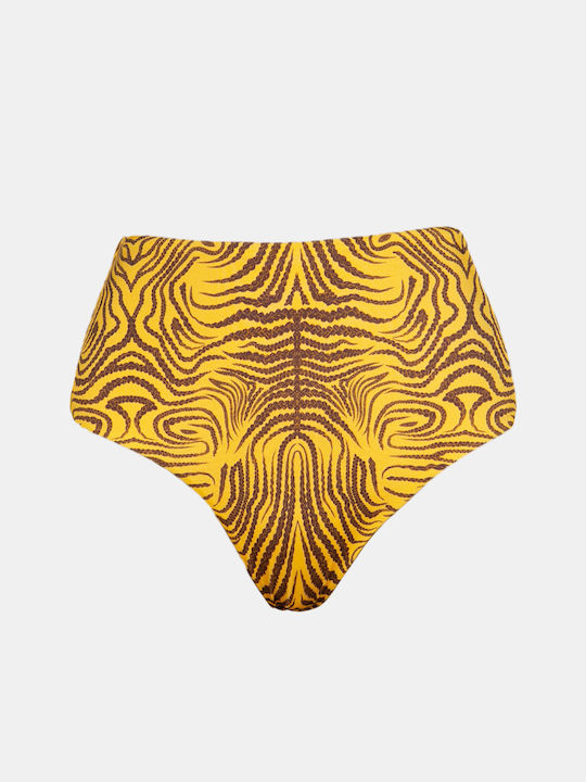 Rock Club Siba Bikini Slip High Waist Yellow