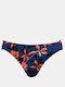 Orchid Print Bikini Slip Orchid