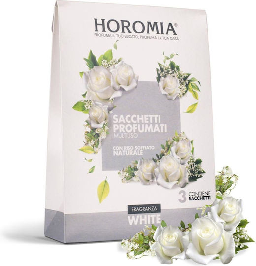 Horomia Ароматен за гардероб White с аромат Роза SC-HK-114 3бр