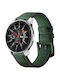 Spacecase Elegance Universal Leather Strap Smartwatches 22mm Green 5903943243921 119622