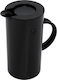 Stelton Em 77 Thermosflasche Kanne Stelton Edelstahl 500ml Schwarz