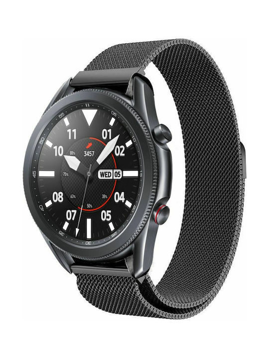 Μεταλλικό Λουράκι Ανοξείδωτο Ατσάλι Μαύρο (Huawei Watch GT 4 46mm)