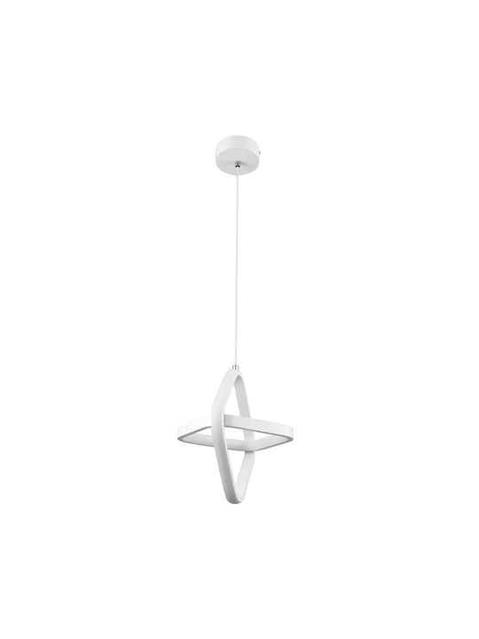 Led7 Pendant Light Single-Light with Warm to Cool White Light White