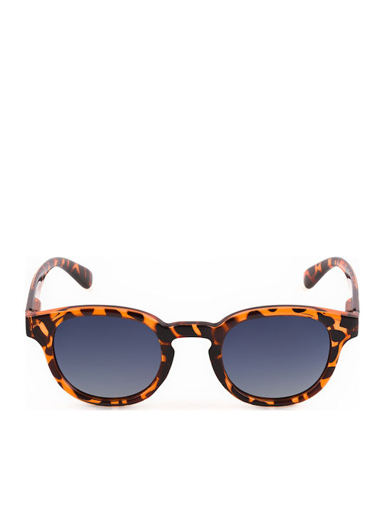 Contacta Women's Sunglasses with Brown Frame and Blue Gradient Polarized Lens