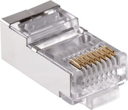 Φις Rj45 8p8c Cat6e Pass Through Θωρακισμένο – Tel0074 – 132860 Φις Rj45 8p8c Cat6e Pass Through Θωρακισμένο – Tel0074 – 132860
