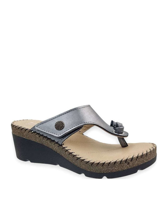 Damenplattformen Gray