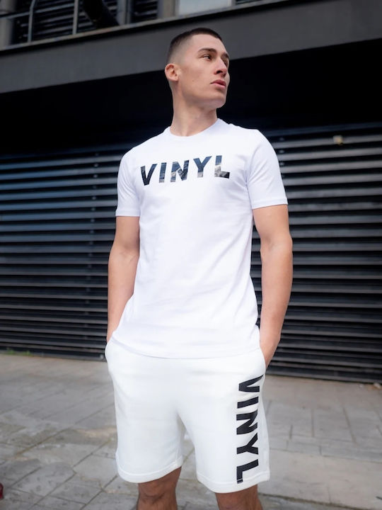 Vinyl Art Clothing Men's Short Sleeve T-shirt White